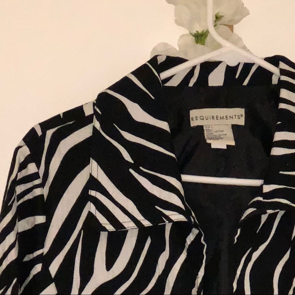 Black and white zebra print jacket - Picture 3 of 3